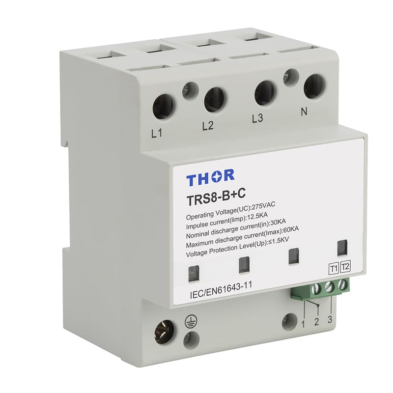 Type 1+2 AC surge protection device TRS5 series