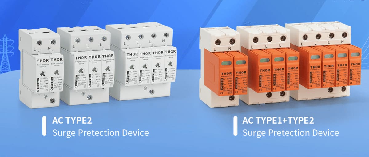 T1 and T1+T2 Surge protective devices