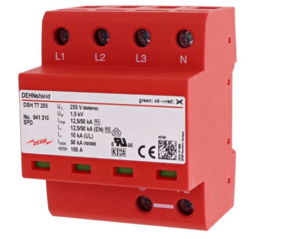 DEHN’s DSH TT 255 T1+2 surge protection device