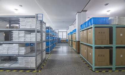 Lightning protection product warehouse