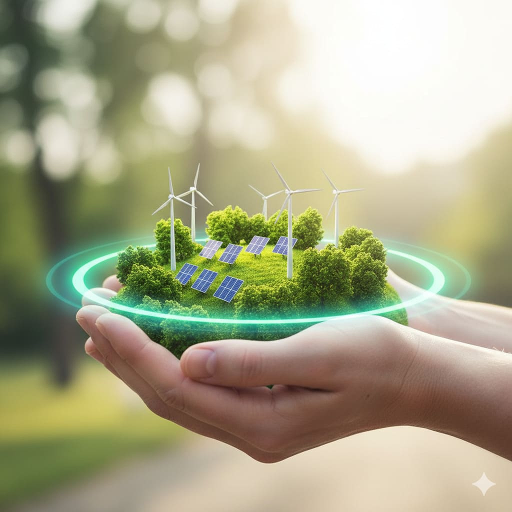 Green Energy & Sustainability Concept