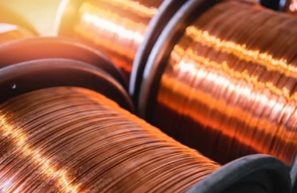 Industrial copper roll