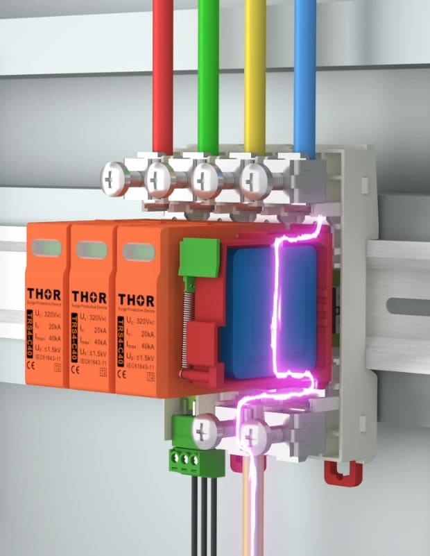Internal Arcing Fault Demonstration in SPD Module
