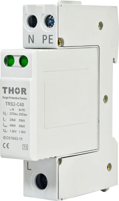 Type 2 Ac Compact N-Pe Surge Protection Device