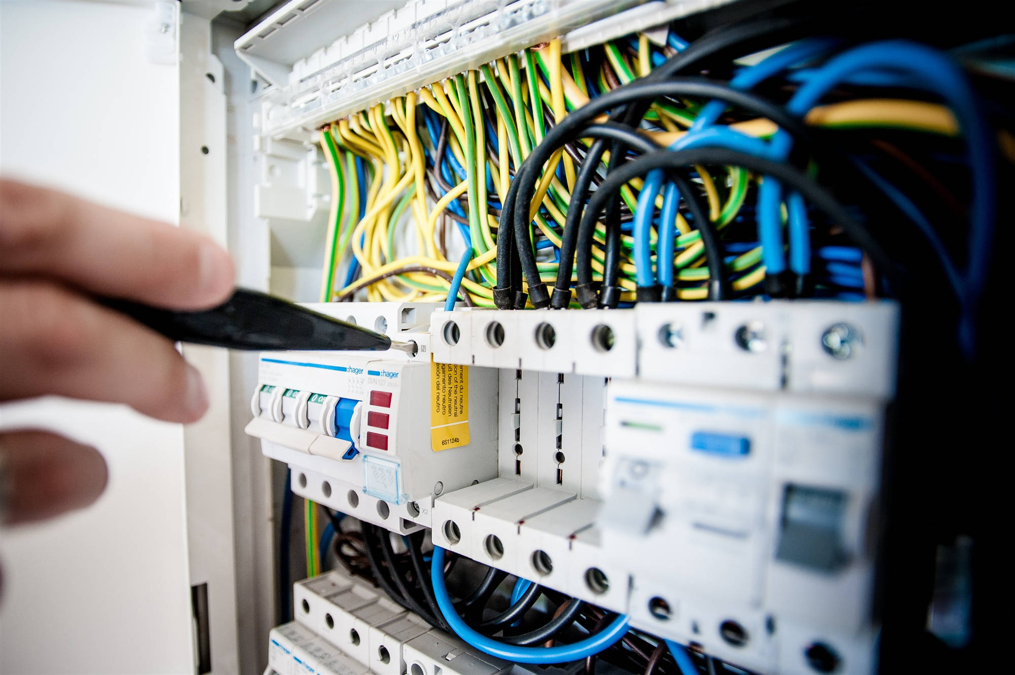 SPD installed in the distribution box